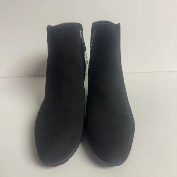 Blondo Womens Valli 2.0 Bootie Black Nubuck Size 8.5 M